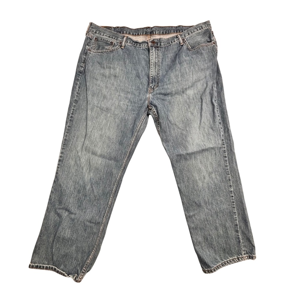 Levis 559 Relaxed Straight Jeans Mens 46x32 Blue Medium Wash Denim 0942